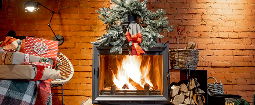 Travis Industries Linear Gas Fireplace Installation in Petersburg, Virginia