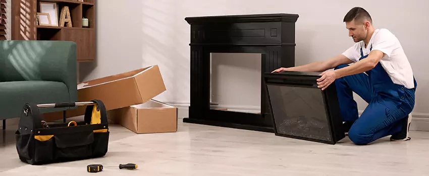 Old Rusted Metal Fireplace Repair And Replacement in Petersburg, VA